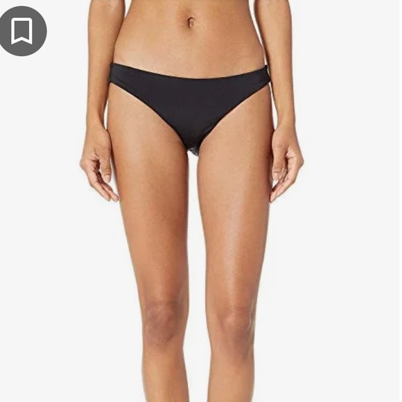 Skin Reversible Black & Taupe The Selby Bikini Bottom - Picture 2 of 9